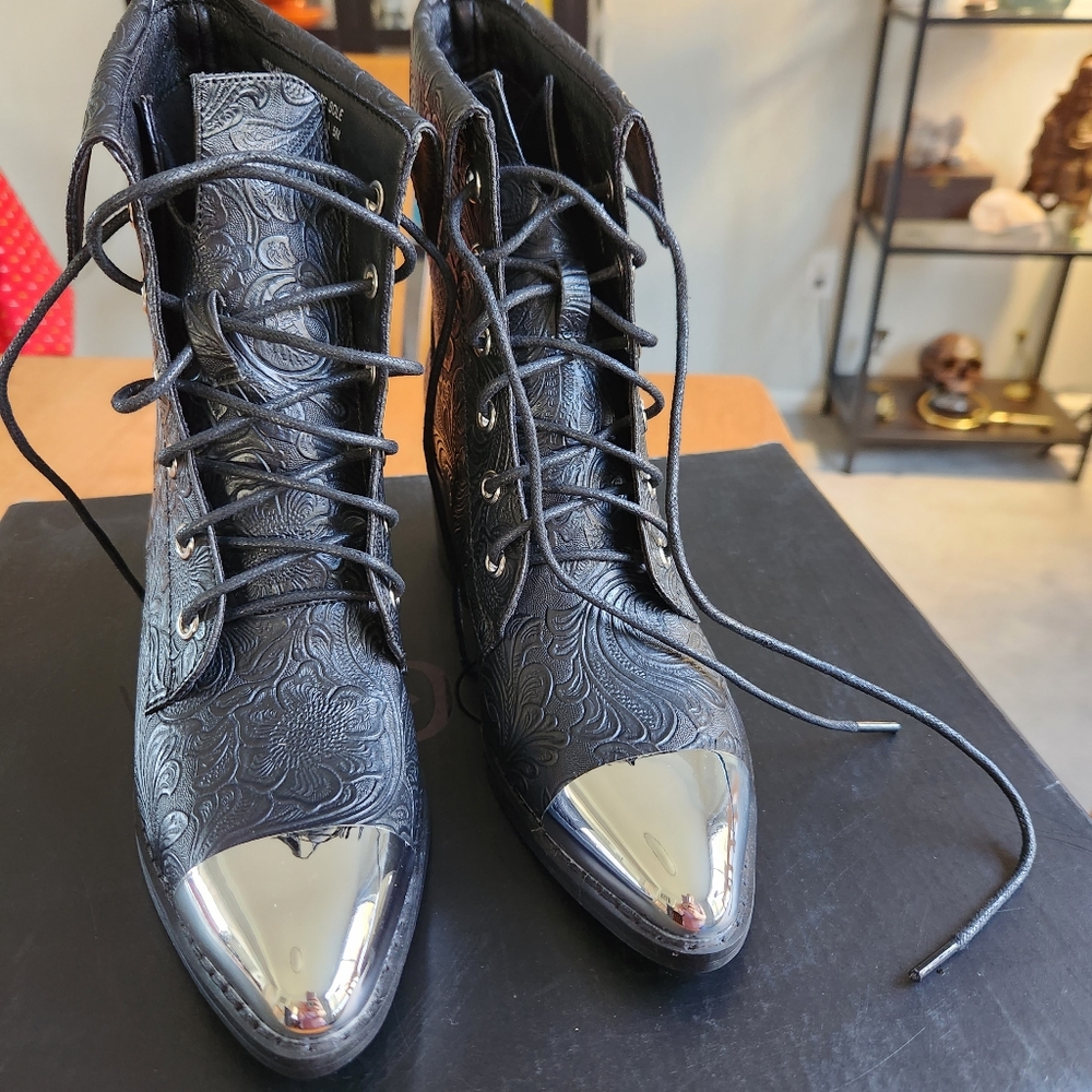 Dolls Kill Widow Boots size 5
